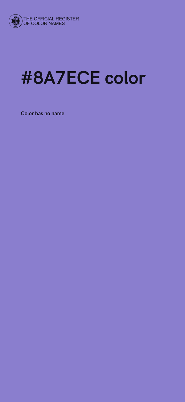 #8A7ECE color image