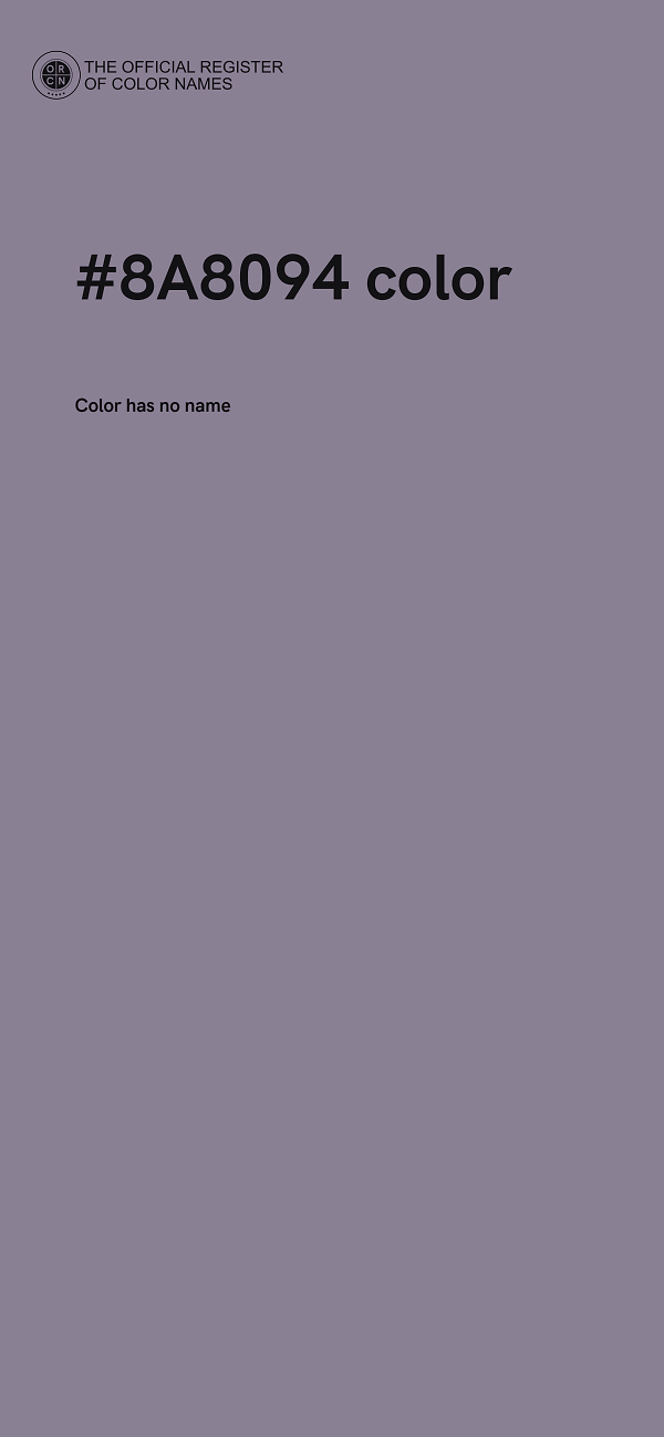 #8A8094 color image