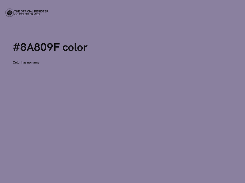 #8A809F color image