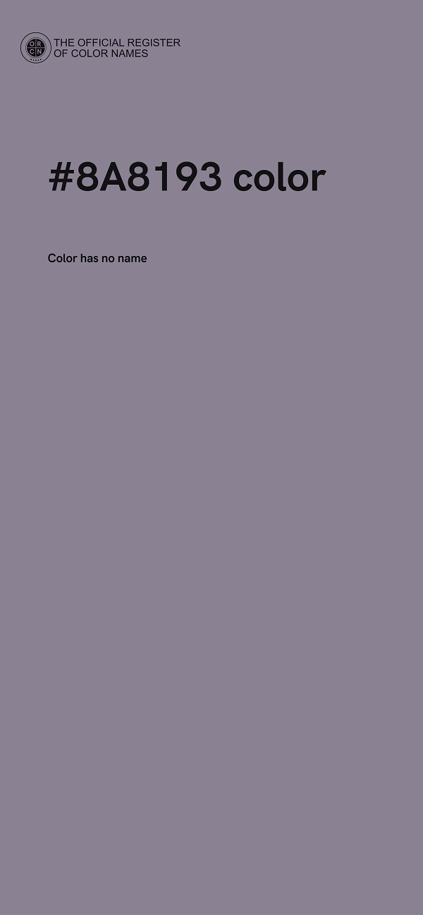 #8A8193 color image