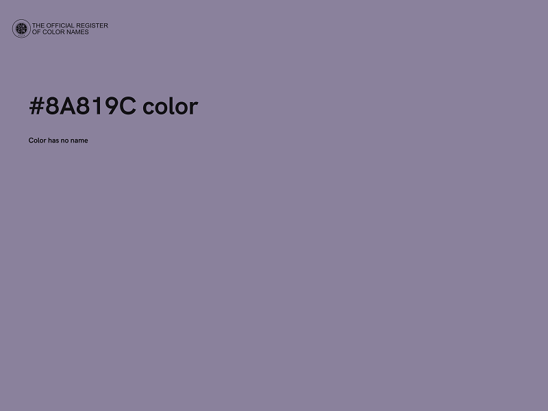 #8A819C color image