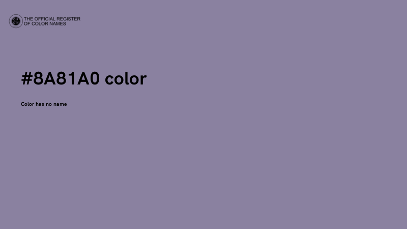 #8A81A0 color image