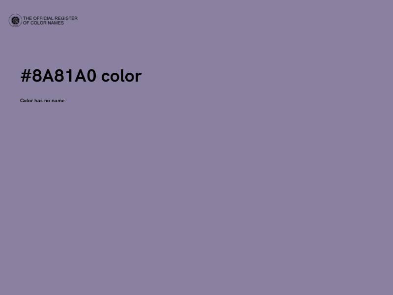 #8A81A0 color image
