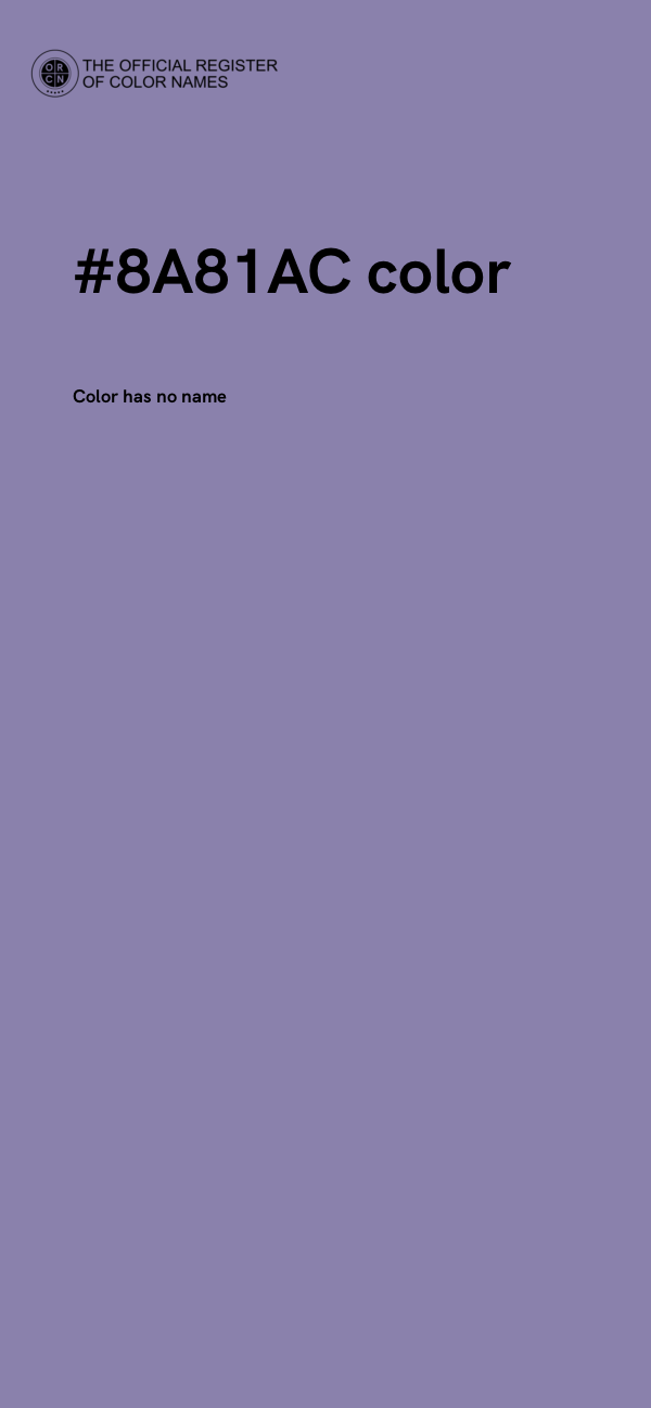 #8A81AC color image