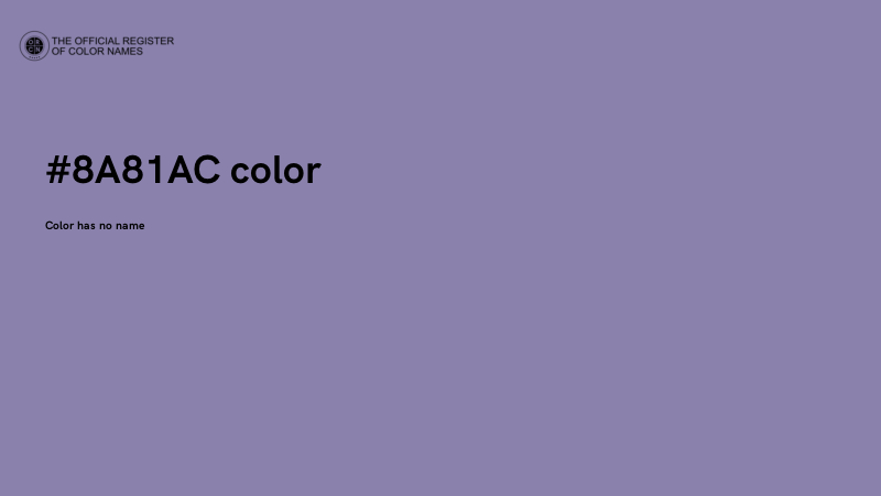 #8A81AC color image