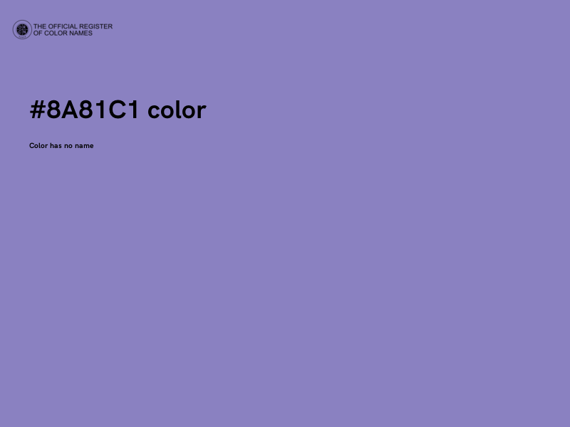 #8A81C1 color image