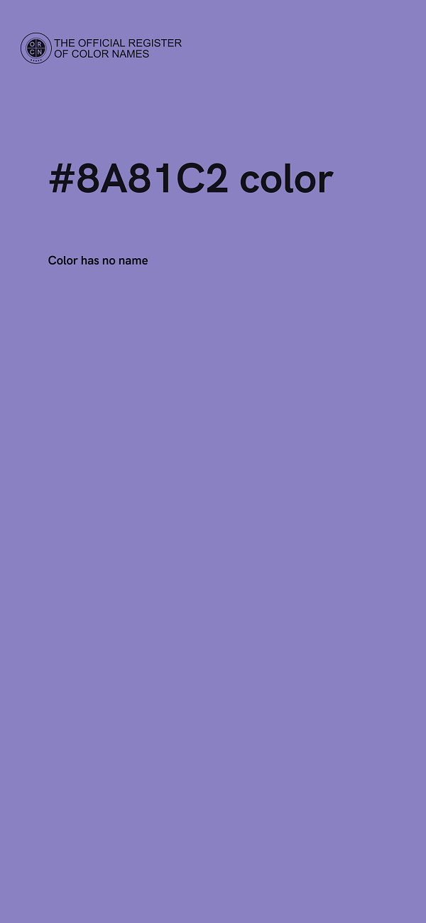 #8A81C2 color image