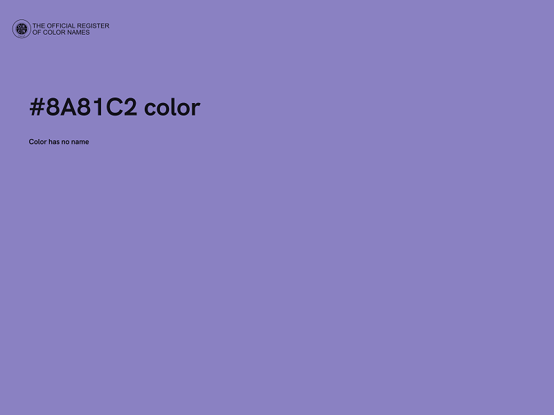#8A81C2 color image
