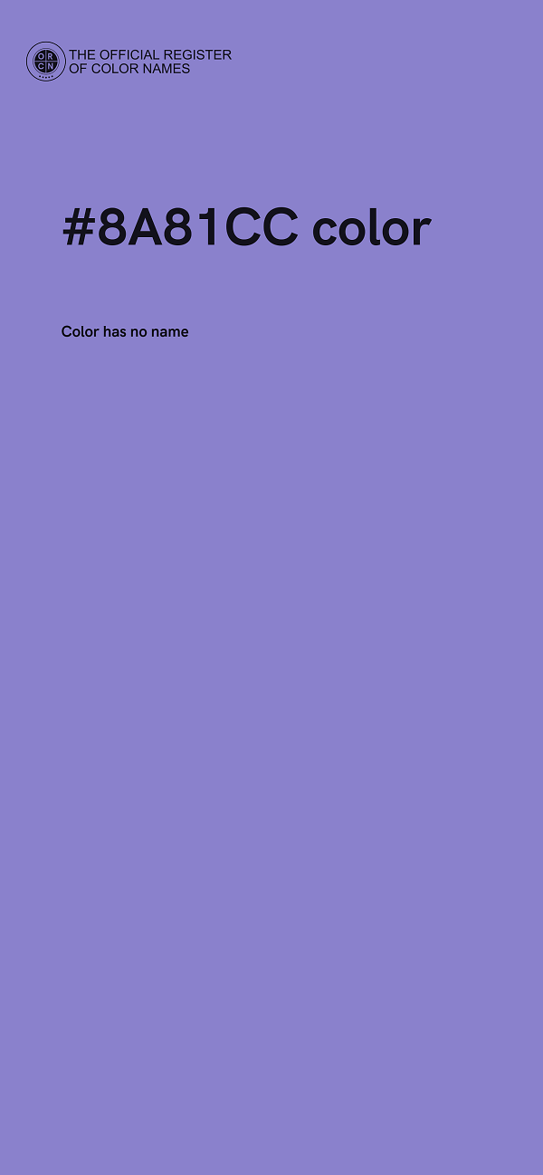 #8A81CC color image