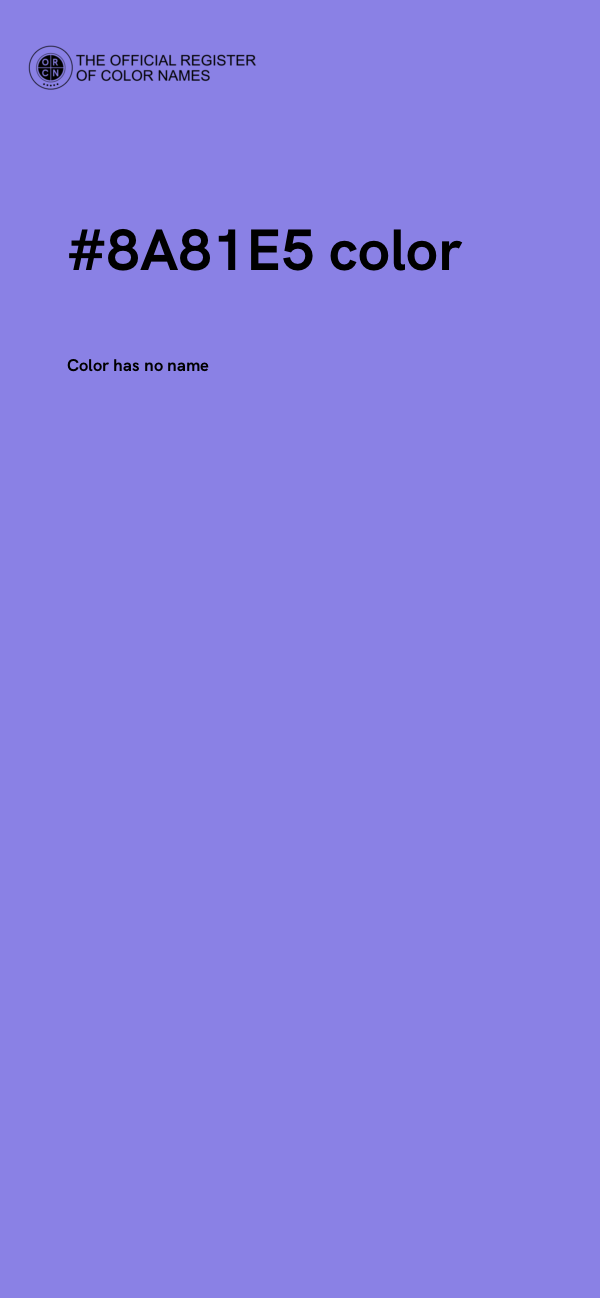 #8A81E5 color image
