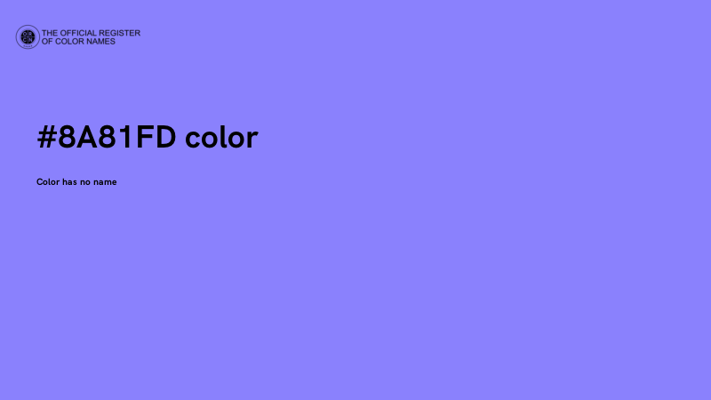 #8A81FD color image