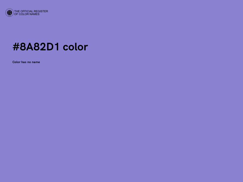 #8A82D1 color image