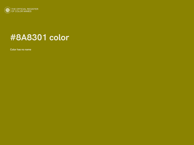 #8A8301 color image