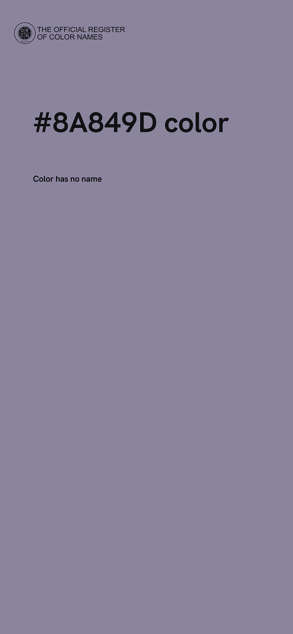 #8A849D color image
