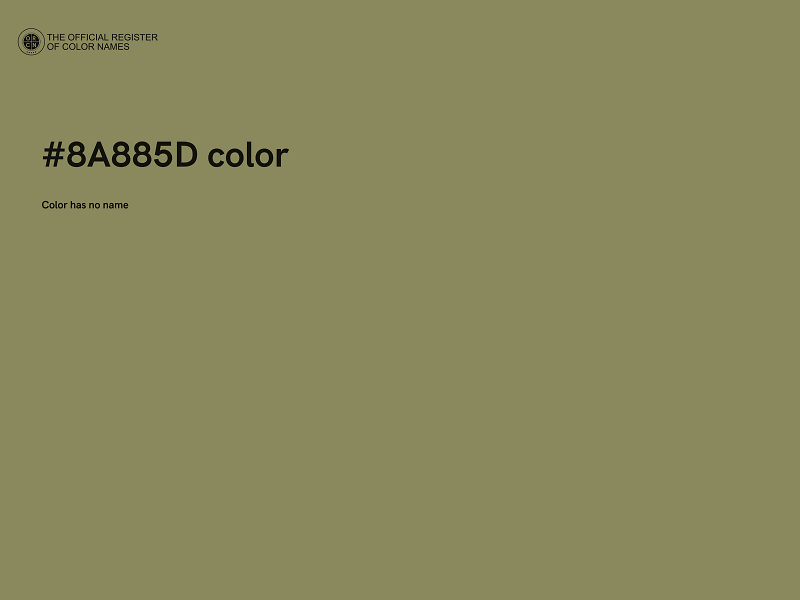 #8A885D color image