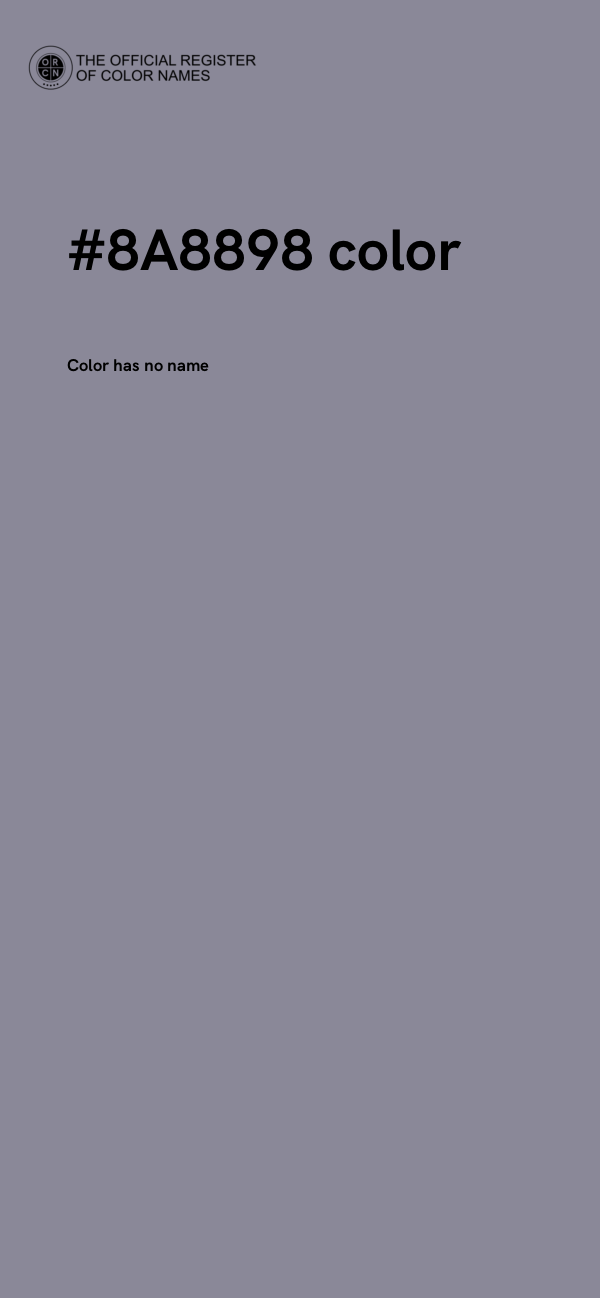 #8A8898 color image