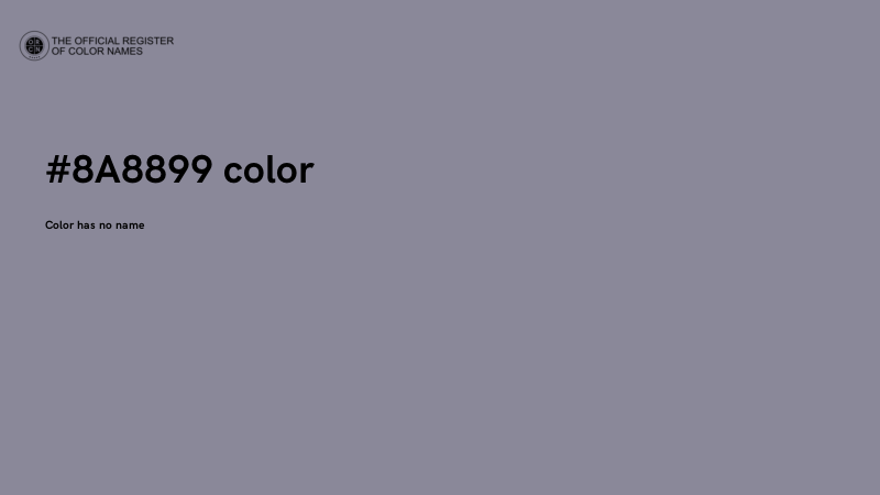#8A8899 color image