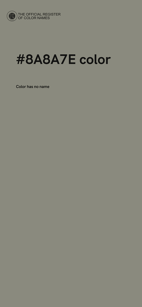 #8A8A7E color image