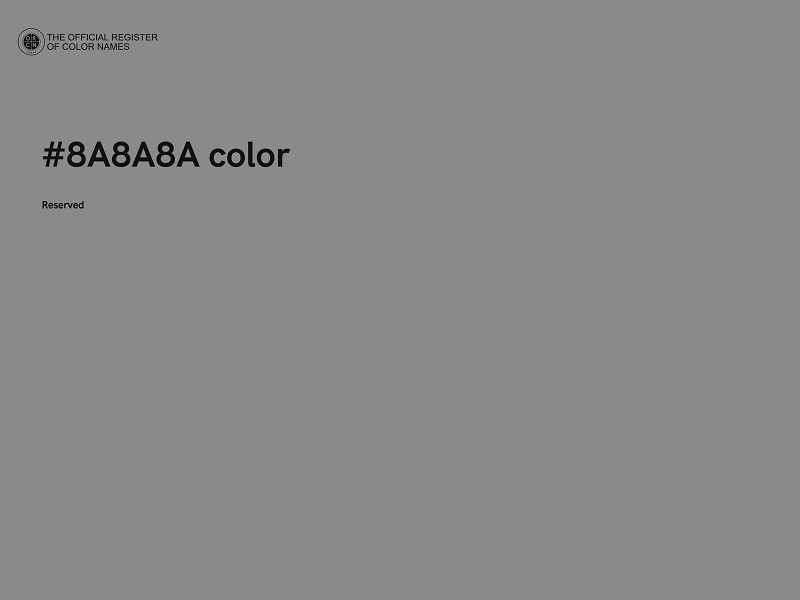 #8A8A8A color image