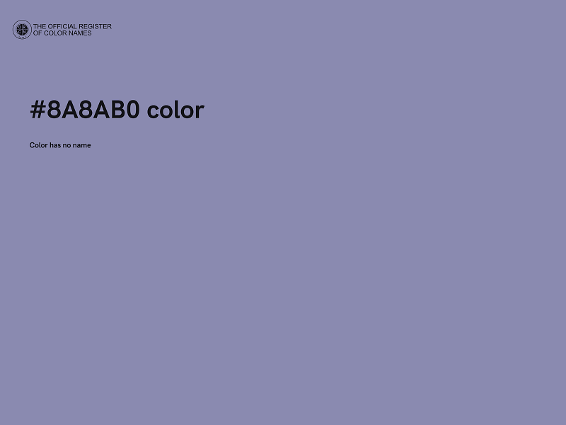 #8A8AB0 color image