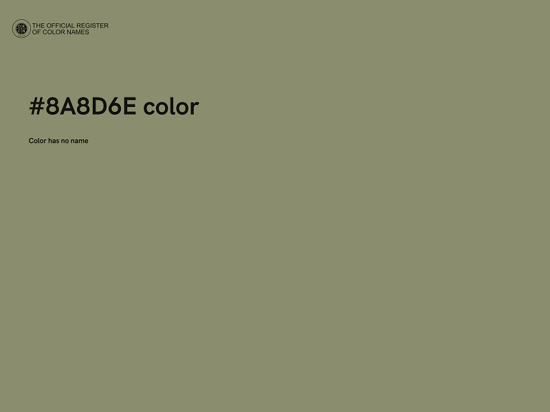 #8A8D6E color image