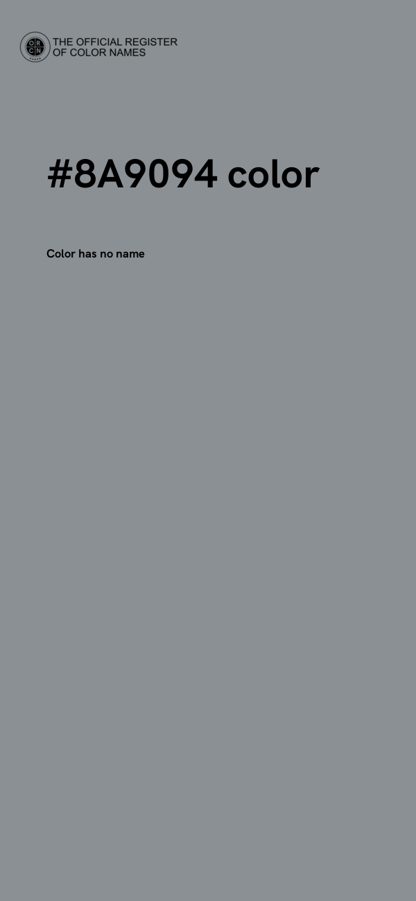 #8A9094 color image