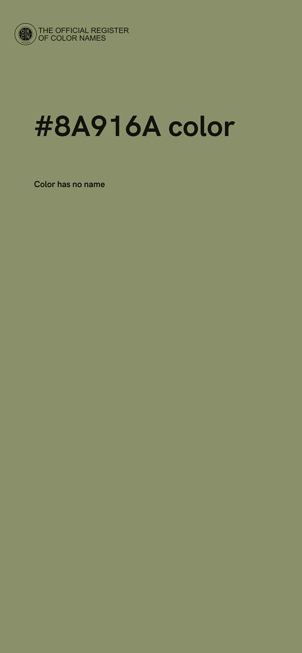 #8A916A color image