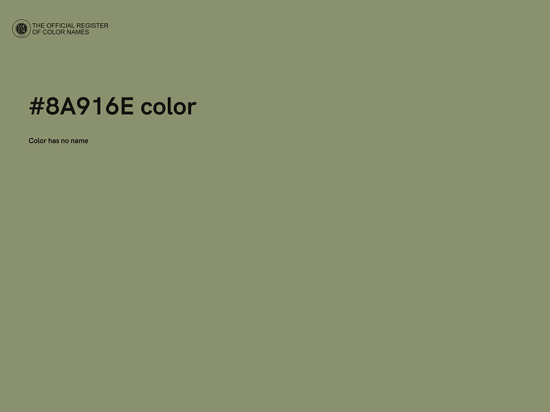 #8A916E color image