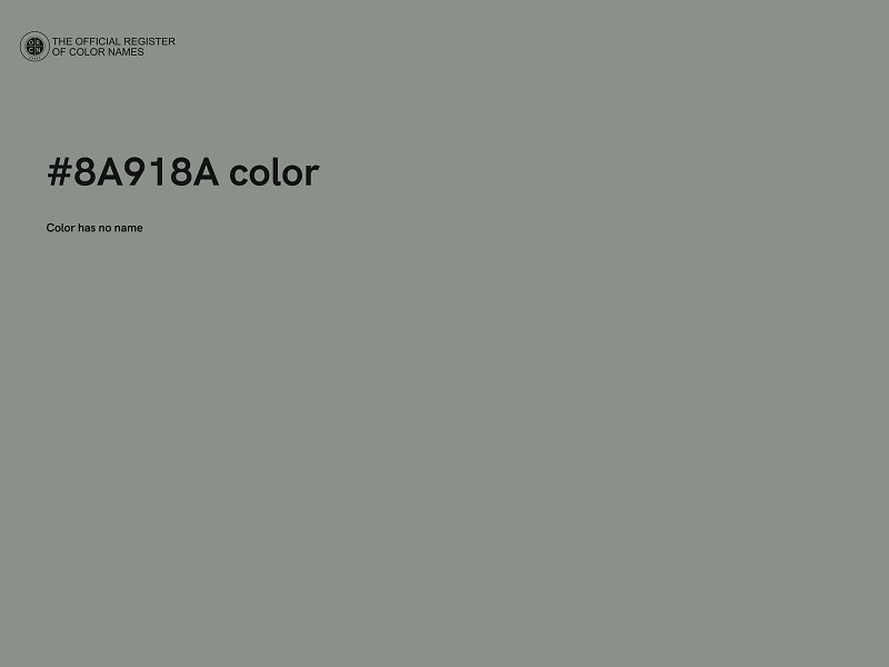 #8A918A color image