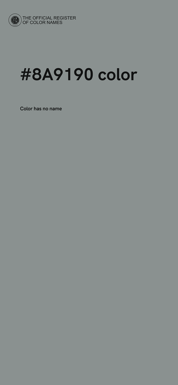 #8A9190 color image