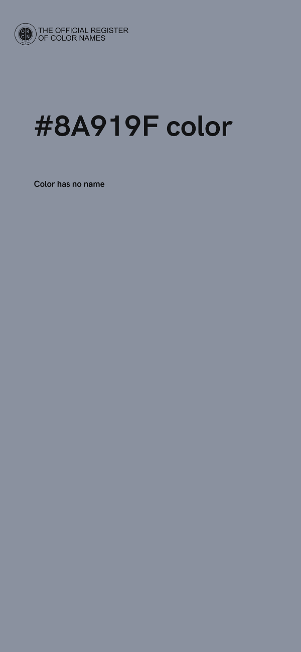 #8A919F color image
