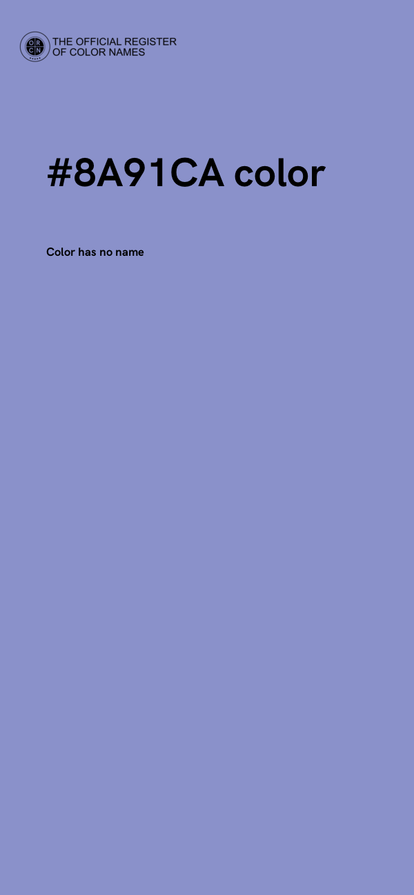 #8A91CA color image