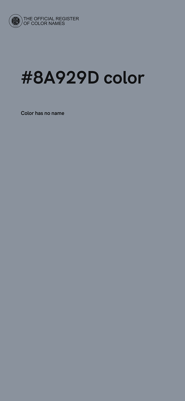 #8A929D color image