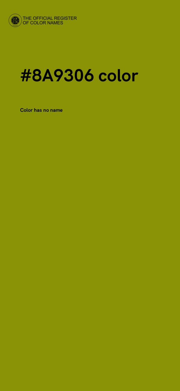 #8A9306 color image