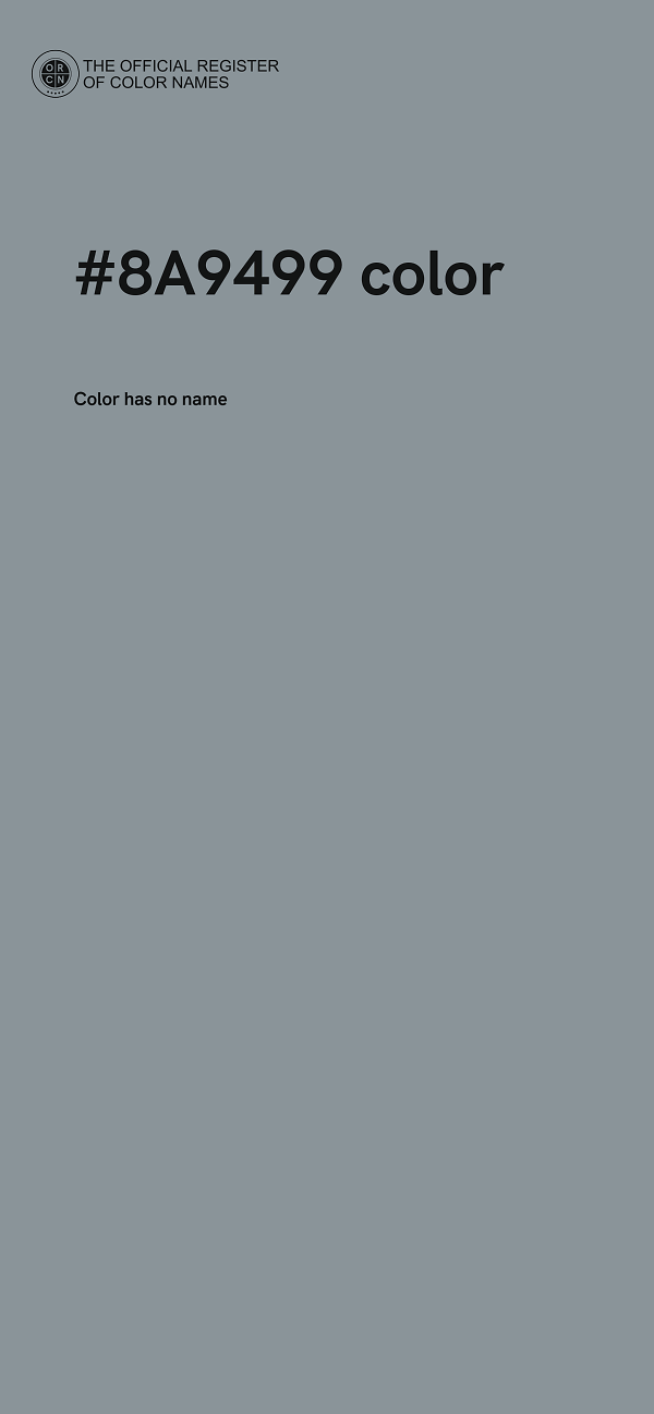 #8A9499 color image
