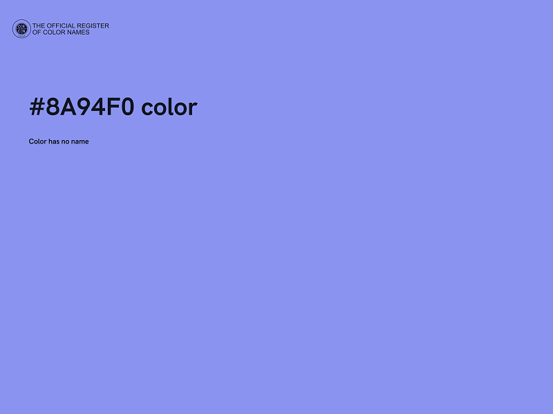 #8A94F0 color image