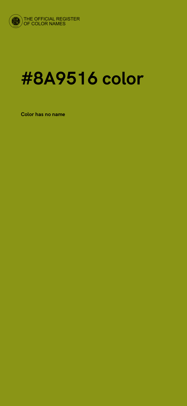 #8A9516 color image