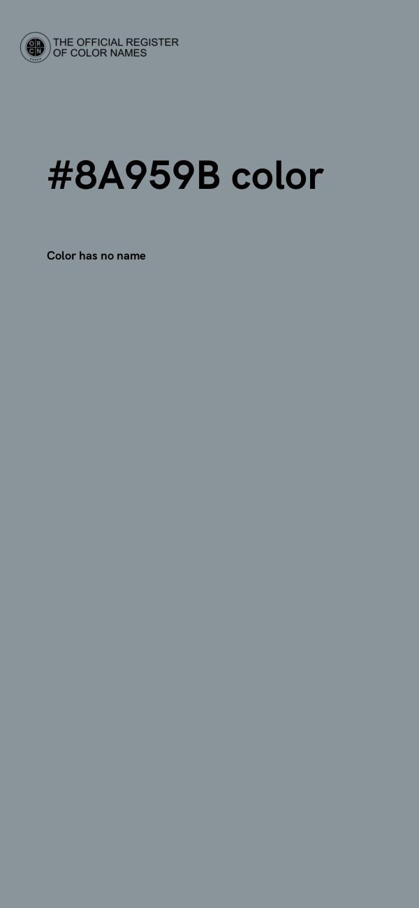 #8A959B color image