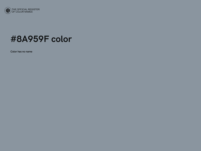 #8A959F color image