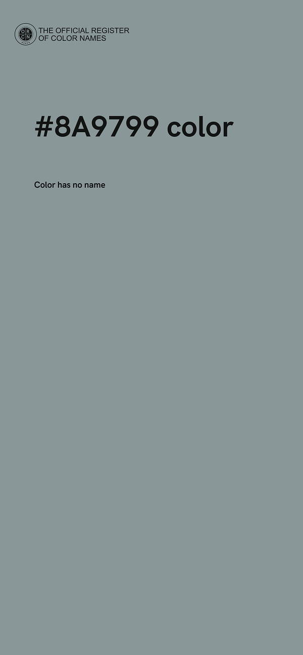 #8A9799 color image