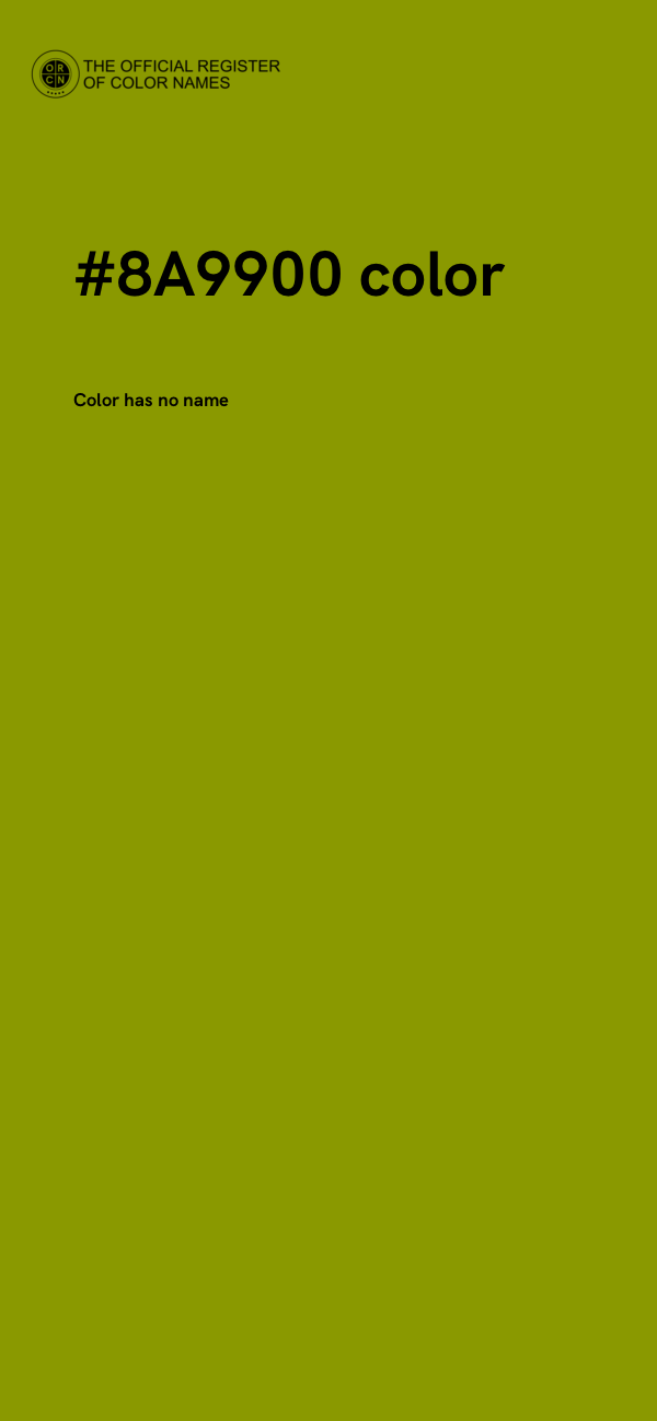 #8A9900 color image