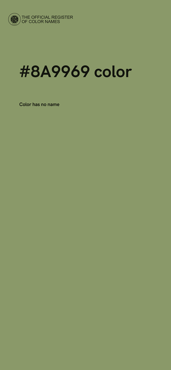 #8A9969 color image