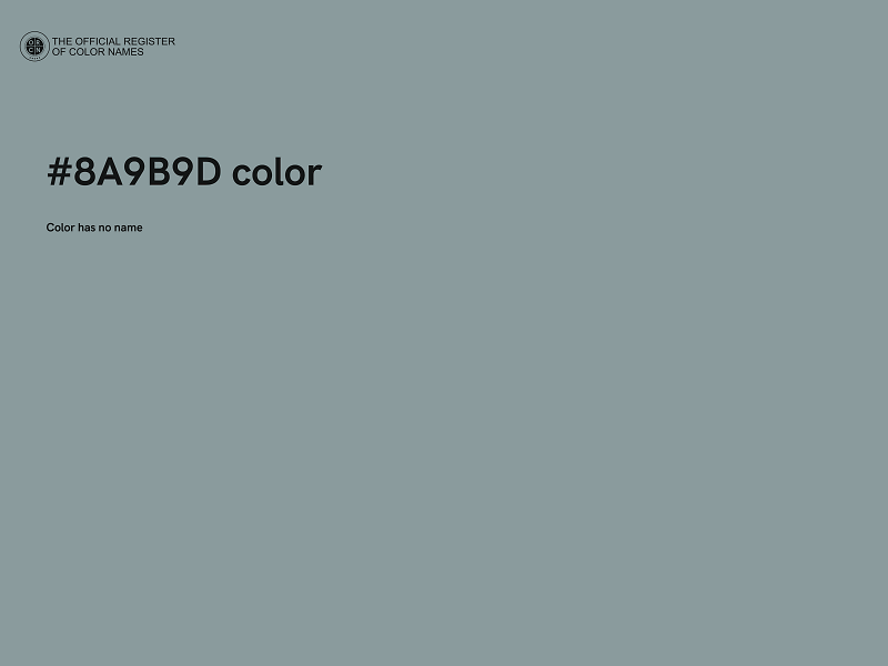 #8A9B9D color image