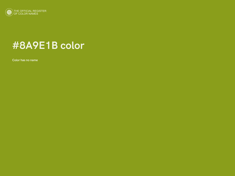 #8A9E1B color image