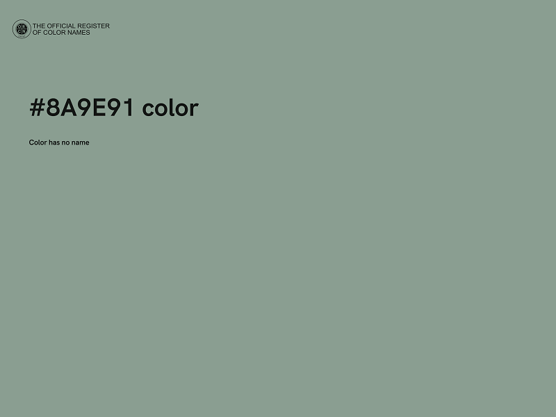 #8A9E91 color image