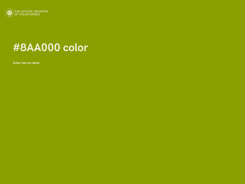 #8AA000 color image