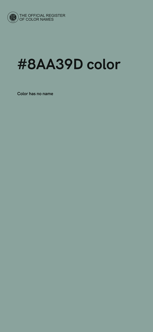 #8AA39D color image
