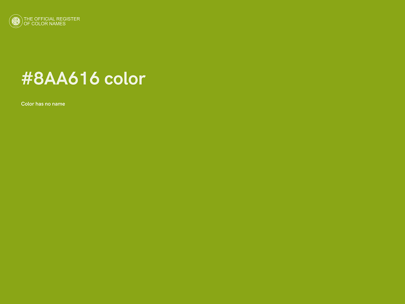 #8AA616 color image