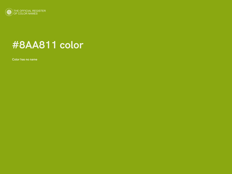 #8AA811 color image