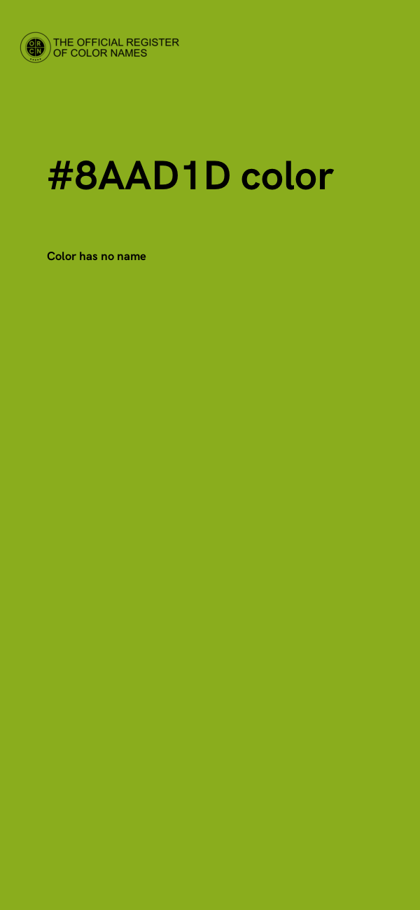 #8AAD1D color image